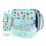 Environmental Protection Children ABS 100% Leakproof Four Compartments Custom Print Lunch Box food Bento Lunch Box for Kids