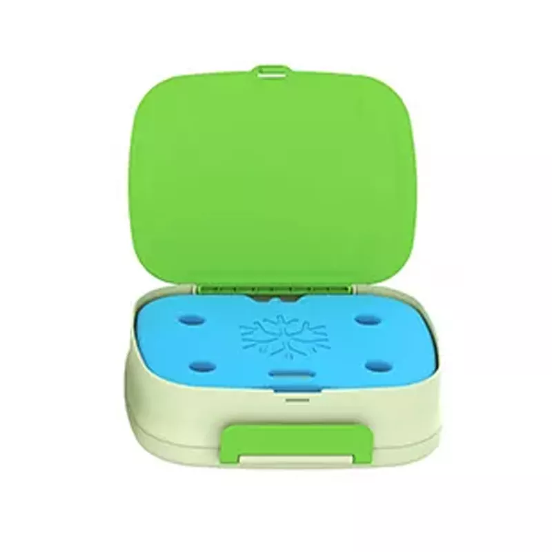 Environmental Protection Children ABS 100% Leakproof Four Compartments Custom Print Lunch Box food Bento Lunch Box for Kids