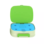 Environmental Protection Children ABS 100% Leakproof Four Compartments Custom Print Lunch Box food Bento Lunch Box for Kids