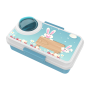Microwavable Cute Pattern Salad Sauce Box School Food Containers Leakproof Plastic Bento Lunch Box For Kids