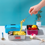 18/8 Stainless Steel Bento Box Compact Lunch Box Metal Lunch Containers for Kids