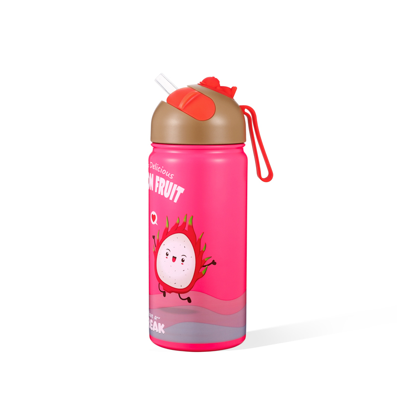 Custom Color Bpa Free 10oz 14oz ODM Keep Warm Thermal Children Tumbler Stainless Steel Kids Water Bottle School with Flip Top