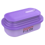 33 oz Stainless Steel Tiffin Container Stretch Space Lunch Box with Silicone Lid Extendable