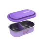 33 oz Stainless Steel Tiffin Container Stretch Space Lunch Box with Silicone Lid Extendable