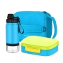 Microwave Safe Bento Box Adult Or Kids 4 Compartment Food Container Divided Rectangle Two Layer Lunch Box With Water Bottle