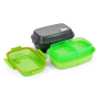 New arrival eco friendly children lunch box food container plastic 3 compartment lunch bento boxes for kids