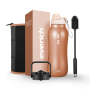 Water Bottle with Chug Lid Vacuum Insulated Stainless Steel Metal Thermos Bottles Reusable Leak Proof BPA-Free Flask