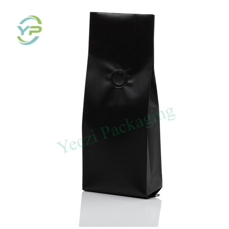 1kg matt black qual  seal  bag with valve