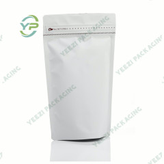 250g Stand Up Matt Kraft Paper Food/Tea Packaging Bag without Valve and with Rip Zipper
