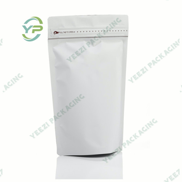 250g Stand Up Matt Kraft Paper Food/Tea Packaging Bag without Valve and with Rip Zipper