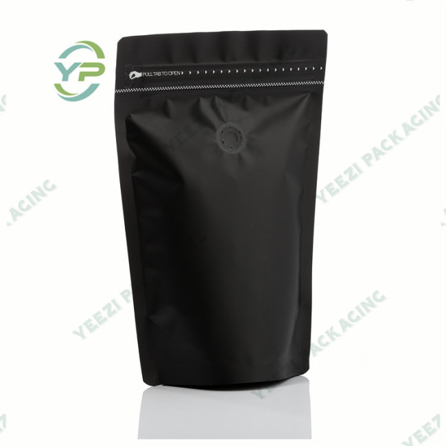 250g Stand Up Matt Kraft Coffee Packaging Bag with Valve and Rip Zipper 250g Stand Up Matt Kraft Coffee Packaging Bag with Valve and Rip Zipper