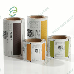 Custom Design Printed Food Grade Plastic Roll Plastic Wrapper Sachet Packaging Film