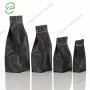 100g Matt / Kraft Paper Block Flat Box Bottom Coffee Packaging Bag with Valve and Rip Zipper