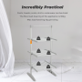 EVIA EV-300-1 Household Electric Clothes Drying Rack 300W Foldable 3 Tier Heated Airer