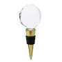 Golden Plated Zinc Alloy Crystal Wine Stopper