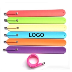 Silicone Slap Bracelet with Stylus Screen Touch Pen