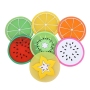 Non-Slip Silicone Fruit Drink Coasters