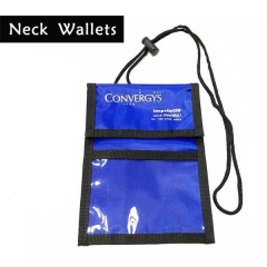 Nylon Neck Wallet Badge Holder