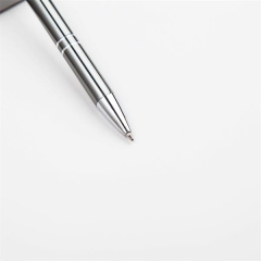 Slim Metal Aluminum Ballpoint Pen with Clip