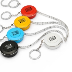 Round Key Chains with a 1.5 Meter Soft Measuring Tape