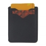 Gold & Black PU Cell Phone Wallet Card Holder