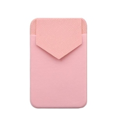 PU Cell Phone Stick on Card Holder