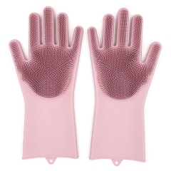 Reusable Silicone Gloves with Wash Scrubber