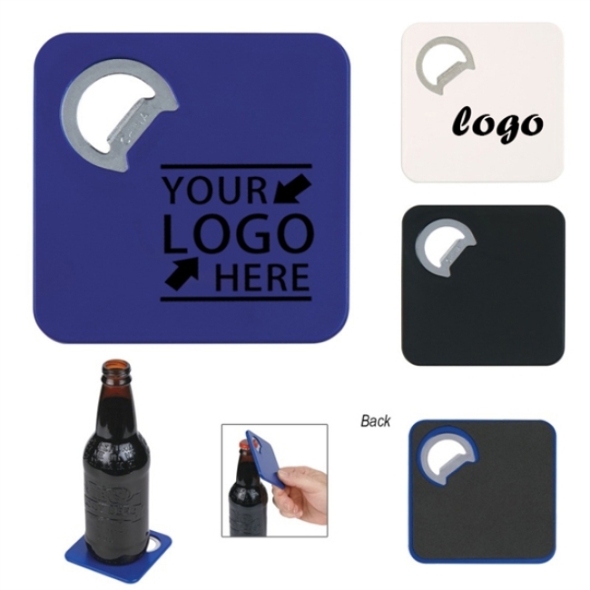 ABS Coaster With Bottle Opener