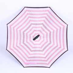 C Shaped Handle Double Layer Inverted Umbrellas