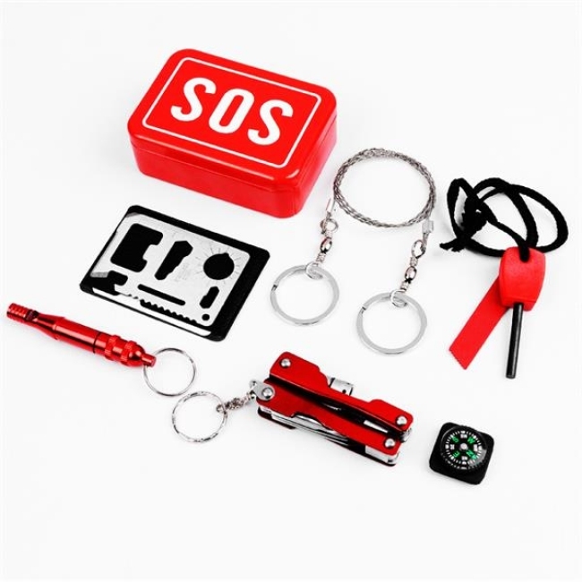 Hiking SOS Survival Tool Kit
