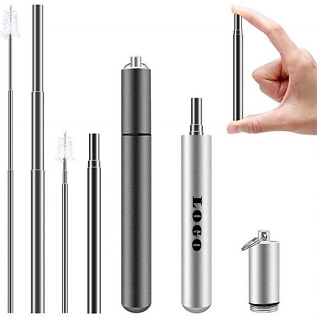 Collapsible Stainless Steel Metal Straws