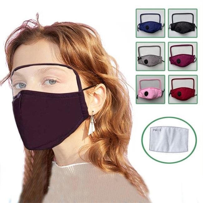Face Protective Bandana with Eyes Shield