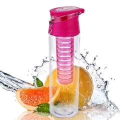 24 Oz Fruit Infused Water Bottle For Juice, Iced Tea