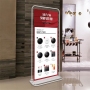 Steel Banner Stand with Customized Graphics