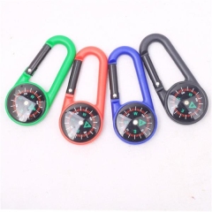 Promotional Carabiner with Compass