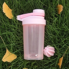 17OZ. Plastic Protein Shaker Bottle