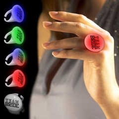 LED White Button Ring