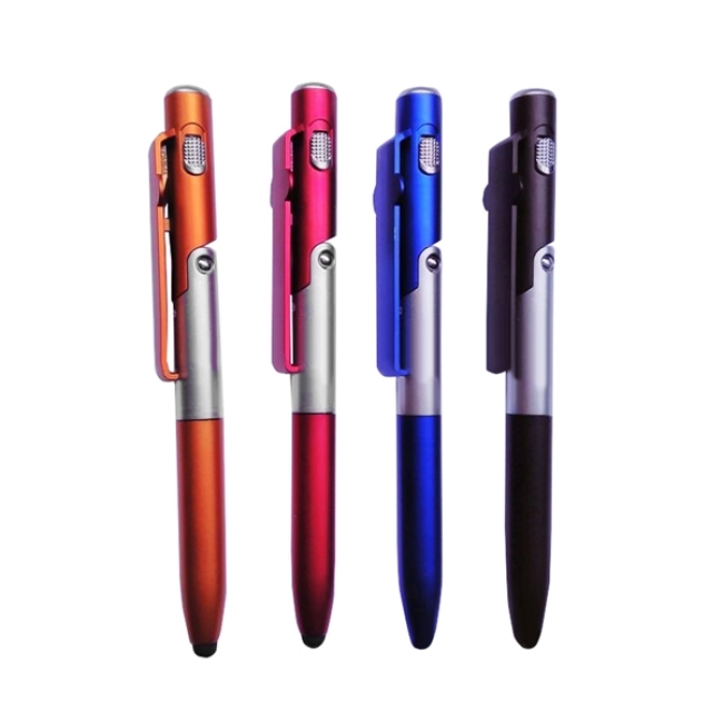 4-in-1 Multi-Purpose folding ball-point Pen
