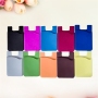 Silicone Cell Phone Stick on Wallet Cards Holder