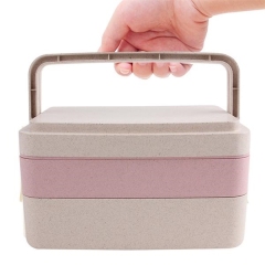 Wheat Fiber Eco Leakproof Lunch Box