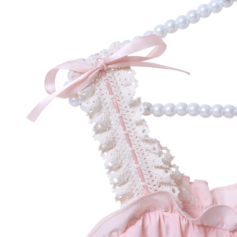 Children's Boutique Clothing Girls Elegant Suspender Dress With a Bow Knot Belt