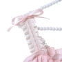 Children's Boutique Clothing Girls Elegant Suspender Dress With a Bow Knot Belt