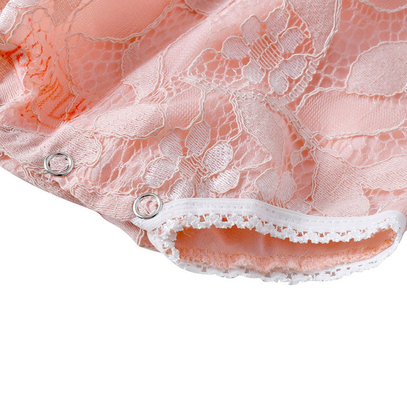 New arrival lace long sleeve baby romper for baby girl clothes