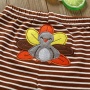 Lastest thanksgiving cute high quality organic cotton 0-2 years baby rompers