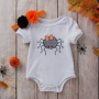 2021 white cute breathable halloween embroidered plain baby rompers