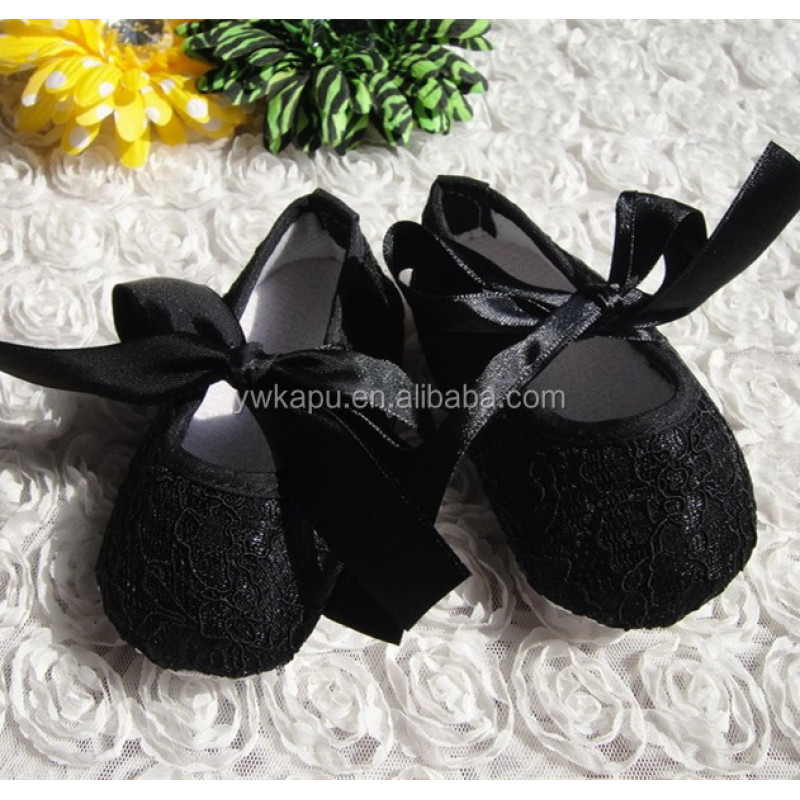 2019 Wholesale Soft Soled Walking Shoes Fashion Lace Antislip Baby Girl Shoes