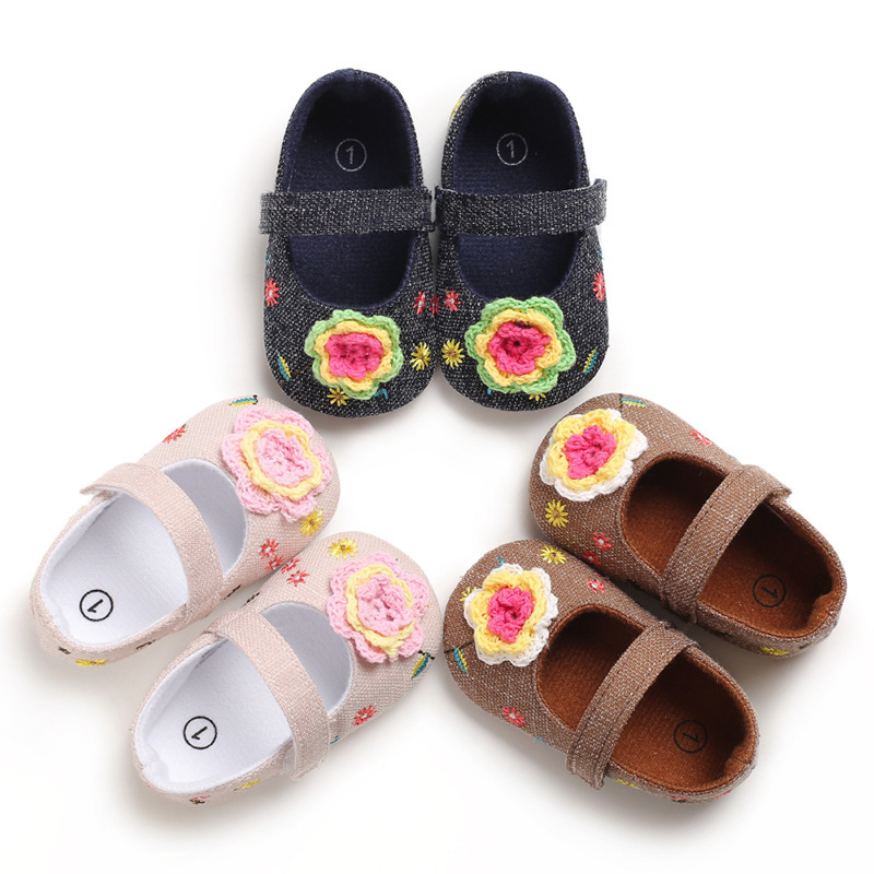 Promotional Korea Style Fancy Leopard Print Baby Toddlers Girls Shoes for Autumn and Spring