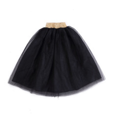 Popular baby girl tutu tulle dance dress multi color long maxi skirt