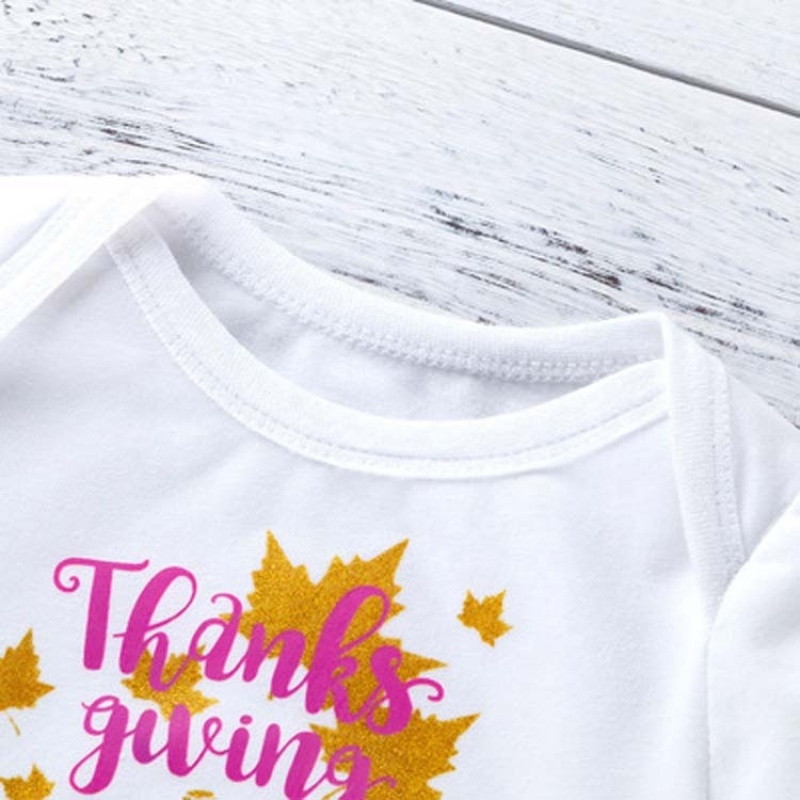 2021 thanksgiving day custom baby tutu skirt newborn baby romper clothes sets
