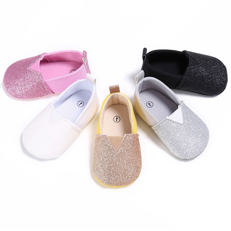 Factory Supplier Personalized Stylish Baby Toddlers Kids Boutique Canvas Shoes for Girls